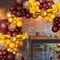 170 PCS Wizard School Balloon Garland – Burgundy & Gold for Kids Birthday & Baby Shower